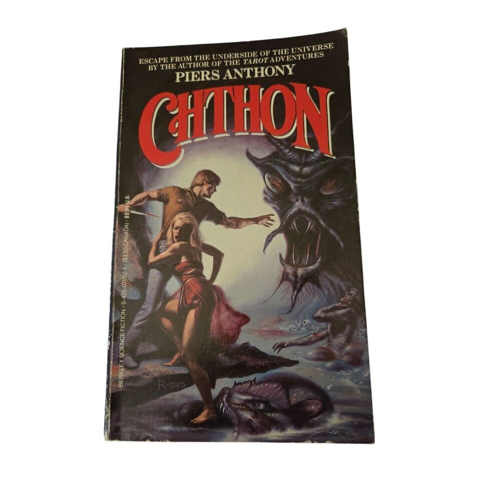 Chthon by Piers Anthony - Berkley science fiction - isbn 0425079821